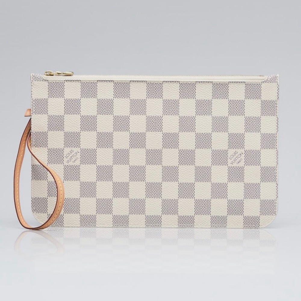 Louis Vuitton Damier AZUR Neverfull pochette